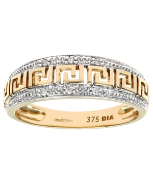 9K (375) Yellow Gold: 2.6gr; # Diamond: 0.03ct