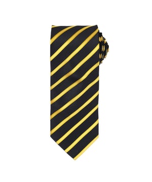 100% Polyester. Marke: Premier. Länge: 144,78 cm. Breite: 7,62 cm. Design: gestreift. Nachhaltigkeit: Amfori-Freigabe, BSCI, REACH, WRAP Zertifikat. Länge: Full.