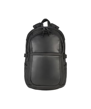 Unisex rugzak met ritssluiting. één met ritssluiting en twee open binnenzakken. één voorkant met ritssluiting, één achterkant met ritssluiting en twee open zijvakken met externe vakken. ontbrekende schouderband.  Handvat van gerecycled polyethyleentereftalaat. een binnencompartiment.  extern materiaal.  Binnenkant van gerecycled polyethyleentereftalaat. Afmetingen: 31x46,5x17 cm. Modeproduct