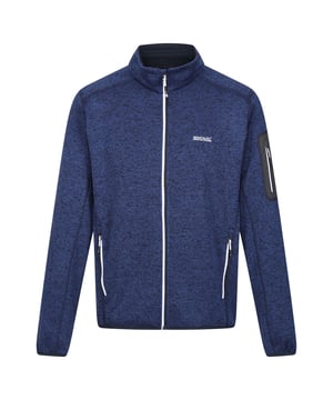 Materiaal: 100% gerecycleerd polyester. Stof: Fleece, Gebreid, Marl, Zachte aanraking. Ontwerp: Logo. 250gsm. Stoftechnologie: Ademend, vochtafvoerend. Mouwtype: Met lange mouwen. Halslijn: Staande Kraag. Zakken: 2 Onderzakken, 1 Mouwzak, Rits. Bevestiging: Volledige ritssluiting.