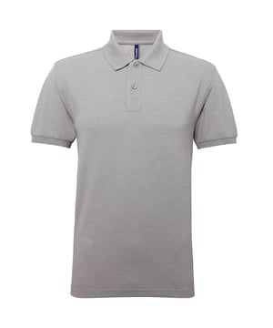 Classic fit polo shirt. Ribbed knit collar and sleeve cuffs. Twin needle stitching on hem. Two self coloured buttons on placket. Machine washable. Moisture wicking fabric helps to regulate body temperature. Fabric: 65% Polyester, 35% Cotton. Size (Chest): S 37, M 40, L 42, XL 44, 2XL 47, 3XL 49, 4XL 51, 5XL 53.