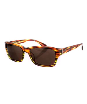 Gafas de sol, con montura de acetato.
Color marrón rayado.
Forma rectangular.
Lentes de color marrón oscuro.
Patillas de acetato a tono, con el logo de la marca en metálico.
100% Protección UV. 
Cristales antirreflejo.

Más Información:
Medidas:
Alto lente: 37 mm.
Ancho lente: 56 mm.
Puente: 18 mm.
Patillas: 140 mm.

Incluye: Todos nuestros productos se envían en el interior de su estuche original, el cual incluye una gamuza limpia cristales y los certificados de autenticidad y garantía.