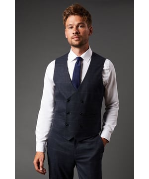 Stylish pow check pattern for a sophisticated look
        Double-breasted design with six buttons for a classic appeal
        Adjustable back strap for a customised fit
        Two welt pockets for practicality and style
        Tailored fit to enhance your silhouette
    
    This Burton waistcoat is the perfect addition to your smart wardrobe, offering a blend of classic style and modern sophistication. The pow check pattern adds a touch of refinement, making it suitable for a variety of formal occasions. Pair it with matching trousers and a crisp white shirt for a complete look that's sure to impress at weddings, important business meetings, or upscale social events. The tailored fit sculpts your silhouette while providing comfort and ease of movement. For a smart-casual ensemble, try wearing it over a light jumper with dark denim jeans and brogues - ideal for after-work drinks or a weekend gathering at the pub. The versatility of this waistcoat allows you to create multiple looks, ensuring you're always dressed to impress, whether you're aiming for formal elegance or a more relaxed yet refined appearance.