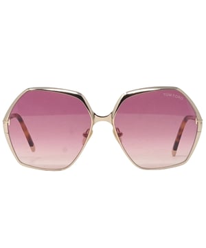 Tom Ford Fonda-02 FT0912 28T Gold Sunglasses. A touch of fun for your summer days, but nothing too out of the ordinary for a Tom Ford collectible. Tom Ford Gold Sunglass perfect for the summer.. Made In Italy, Tom Ford Gold Sunglass, Lens Width = 60mm, Nose Bridge Width = 15mm, Arm Length = 140mm. Branded Sunglasses Case and Cleaning Cloth Included. 100% Protection Against UVA & UVB Sunlight and Conform to British Standard EN 1836:2005, Sunglasses, Sunglasses Case, Cleaning Cloth and Care Instructions all Included. Tom Ford FT0912 28T Sunglasses