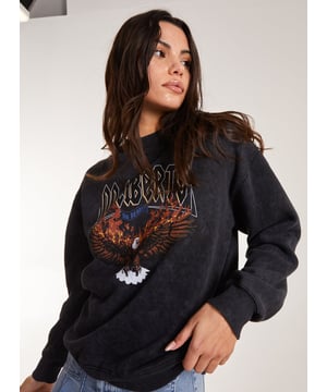 At Pink Vanilla we're obsessed with AW23 oversized sweaters, We got this new in, featuring a cool print and a washed look.