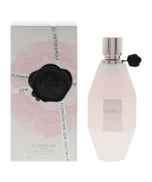 Flowerbomb Dew by Viktor & Rolf is a floral fragrance for women. Top notes are dew drop, pear, bergamot and ambrette. Middle notes are iris and rose. Base notes are white musk, cashmeran and heliotrope. Flowerbomb Dew was launched in 2020.