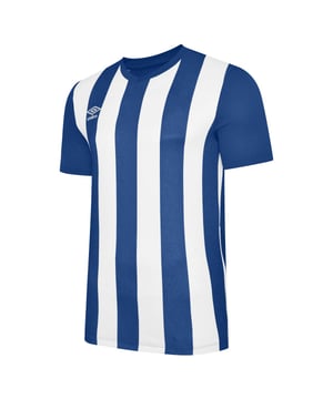 100% Polyester. Design: Logo, Marl, Stripe. Neckline: Self Fabric, V Neck. Sleeve-Type: Short-Sleeved. Curved Panels. Fabric Technology: Lightweight.