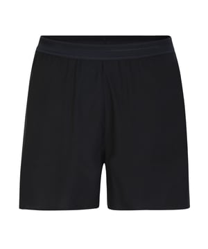 Materiaal: Elastaan, Gerecycleerd Polyester. Stof: Netwerk, Rekken. Ontwerp: Eenvoudig. Zakken: 2 zijzakken, 1 veiligheidszak, onzichtbare rits. Binnenbroek, reflecterende afwerking, zijsplit aan de zoom. Stoftechnologie: Lichtgewicht. Taille: Koord, Elastisch. Lengte: 7in.