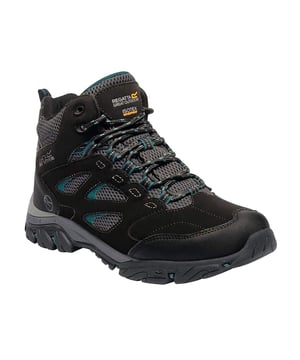 Wandelschoenen voor vrouwen gemaakt van Isotex waterdicht materiaal. Naad gesloten met interne membraan bootee liner. Hydropel waterbestendige technologie. Diepgewatteerde neopreen kraag en mesh tong. Rubberen teen- en hielbumpers. Nieuwe en verbeterde pasvorm met precieze hielgreep en royale teenruimte. EVA-comfort-voetbed. Stabiliserende schachttechnologie. Interne EVA-zak voor comfort onder de voeten en minder gewicht. Nieuwe rubberen buitenzool met zelfreinigende en schuine nokken voor voortstuwing, breek- en zelfreinigende eigenschappen. 15% Polyester, 85% Polyurathane.