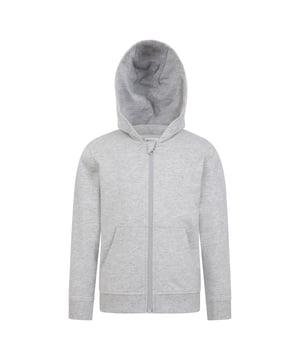 Material: Cotton, Elastane, Polyester. Fabric: Brushed Inside, Jersey, Soft Touch. Design: Plain. Fabric Technology: Breathable, Lightweight. Cuff: Elasticated, Ribbed. Neckline: Hooded. Sleeve-Type: Long-Sleeved. Hood Features: Adjustable, Grown On Hood. Pockets: 2 Side Pockets. Fastening: Full Zip. Hem: Elasticated, Ribbed.
