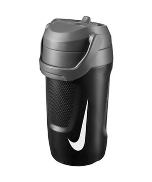 55% Polypropylene, 35% PU (Polyurethane), 9% PU Foam, 1% Silicone. BPA Free, Dishwasher Safe, High Density, Insulated, Lightweight. Flip-Top Spout. Design: Logo, Tapered, Textured. Capacity: 1893ml. Please Note: Wash Before First Use.