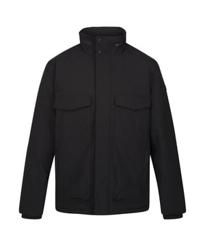 Material: 100% Polyester. Lining: Baffled, Taffeta. Fabric: Stretch. Design: Logo, Sleeve Patches. Fabric Technology: Breathable, DWR Finish, Insulating, Isotex 10000, Lightweight, Moisture Wicking, Quick Dry, Thermo-Guard, Waterproof, Windproof. Neckline: Hooded. Cuff: Inner Ribbed. Sleeve-Type: Long-Sleeved. Taped Seams. Hood Features: Adjustable, Concealed, Grown On Hood. Pockets: 2 Chest Pockets, Flap Closure, Concealed, Snap Fastening, 2 Front Pockets, Zip. Fastening: Full Zip, Stud. 10000g/m²/24hrs. Hem: Adjustable, Shockcord Hem. Sustainability: Made from Recycled Materials.