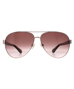 De Kate Spade Aviator Womens Blue Blue Gradient Pink Geneva/S Sunglasses hebben een geraffineerd aviator montuur, vakkundig gemaakt van hoogwaardig metaal om zowel duurzaamheid als comfort te garanderen. De lenzen bieden superieure UV-bescherming, beschermen je ogen effectief tegen schadelijke straling en zorgen voor helder, scherp zicht. Deze zonnebril is versierd met het iconische Kate Spade-logo op de poten en straalt een gevoel van verfijnde luxe uit.