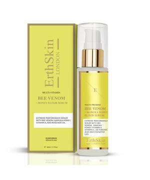 Unieke mix van bijengif, Manuka honing en krachtige werkstoffen. Dit zijdezachte serum is een perfecte basis voor de Bee venom Moisturiser. Het vermindert fijne lijntjes, maakt de huid met textuur gladder en houdt de huid de hele dag soepel. Gebruik Breng 2-3 druppels aan op een gereinigde huid.
Let op: Stop het gebruik als roodheid of irritatie optreedt. Vermijd direct contact met de ogen. Niet innemen.