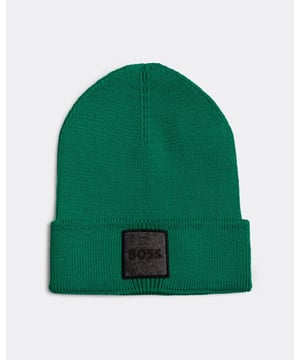 A wintry beanie hat blended with virgin wool and trimmed with a felt logo patch by BOSS.
Printed Logo
50% Virgin wool, 50% Polyacrylic
50495308
&nbsp;