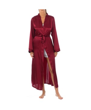 Damesbadjas.
 Wikkeljas met geribde afwerking.
 Bijpassende koordsluiting.
 Naden in toon zichtbaar.
 Samenstelling: 100% polyester
 Onderhoud:
Handwas.
 - Geen bleekmiddel gebruiken.
 - Geen droger gebruiken.
 - Ondersteunt strijken.
 - Niet chemisch reinigen.