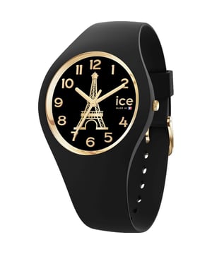 This Ice Watch Ice Cocorico - Eiffel Tower - Black Analogue Watch for Women is the perfect timepiece to wear or to gift. It's Black 31 mm Round case combined with the comfortable Black Silicone watch band will ensure you enjoy this stunning timepiece without any compromise. Operated by a high quality Quartz movement and water resistant to 10 bars, your watch will keep ticking. Discover the ICE cocorico - Eiffel tower - Black, a symbol of timeless luxury, adorned with the iconic silhouette of the Eiffel Tower. High quality 19 cm length and 13 mm width Black Silicone strap with a Buckle Case diameter: 31 mm,case thickness: 8 mm, case colour: Black and dial colour: Black