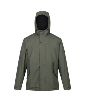 Material: 100% Polyester. Fabric: Hydrafort. Lining: Sherpa Fleece, Taffeta. Design: Logo, Sleeve Patches. Fabric Technology: DWR Finish, Insulating, Quick Dry, Thermo-Guard, Weather Resistant, Windproof. Neckline: Hooded. Sleeve-Type: Long-Sleeved. Cuff: Stud. Taped Seams. Hood Features: Grown On Hood, Toggle Adjuster. Pockets: 2 Lower Pockets, Handwarmer, Inner, Zip, Flap Closure. Fastening: Full Zip, Stud. Hem: Adjustable. Sustainability: Made from Recycled Materials.