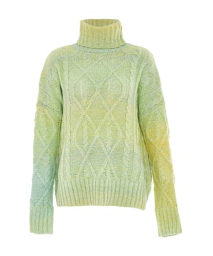 De zachte coltrui van myMo is voorzien van een trendy kabel- en structuurbreisel. De grofgebreide trui heeft een casual snit, verlaagde schouders en brede geribde manchetten.  Pullover trui