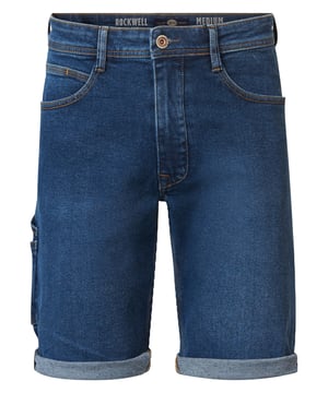 Rockwell Carpenter Denim-Shorts mit extra Eingrifftasche und bequemer Passform. Die Shorts haben eine bequeme, dehnbare Passform. Mit Gürtelschlaufen und einem Hosenschlitz mit Knopf- und Reißverschluss. In mehreren Waschungen erhältlich. Rockwell Carpenter Denim-ShortsBequeme PassformEingrifftascheHosenschlitz mit einem Knopf- und Reißverschluss99 % Baumwolle, 1 % ElasthanDas Model ist 185 cm groß und trägt Größe L.