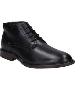 Het rundsleer zorgt voor een lange levensduur van de schoen. zorgt voor een gemakkelijke instap in de schoen. Dit model heeft een uitneembare zool om zich te kunnen omkleden. De fabricagemethode van AGO garandeert een duurzame en lichtgewicht schoen. Met de G-breedte schoen is de enkellaars Earl 04 zeer comfortabel. Geniet van uw vrije tijd met onze alledaagse metgezel.