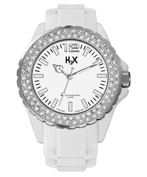 Haurex Italy SS382DW1 Reef Stones Women's white dial watch. [Watch]