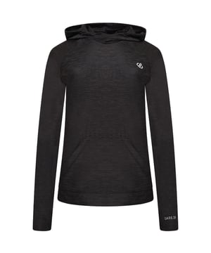 Q-Wic+ lightweight slub polyester fabric. Anti-bacterial odour control treatment. Good wicking performance. Quick drying. Grown on hood with crossover at centre front. Kangaroo style lower pockets. Integral thumb loops.