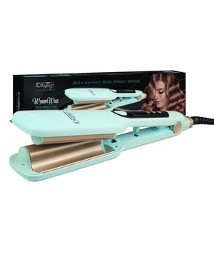 Nuevas planchas de pelo con ondas al agua Wonder Wave con tecnología HAIRCARE, que proporciona la máxima protección a tu cabello. Con un cuerpo de cerámica PTC y placas de aluminio de 6 cm placas de aluminio que distribuyen uniformemente la temperatura para crear ondas definidas y marcadas de forma rápida y sencilla.
CARACTERÍSTICAS
- Calentador cerámico tipo PTC
- Calentamiento ultra rápido en 60 seg.
- Placas de aluminio de 6 cm de ancho.
- Tecnología HAIRCARE: máximo cuidado del cabello.
- Rango de temperatura 130º - 210ºC.
- 50% menos de consumo.
- Apagado automático después de 60 min.
- Indicador LED de temperatura.
- Protección contra el sobrecalentamiento.
- Ecológico. Bajo consumo.
- Tensión: 110-240V
- Potencia 75W.
- Cable giratorio de 360º.
- Cable con gancho para colgar.
- Longitud del cable: 200 cm.
- Dimensiones: 330 x 100 x 55 mm.