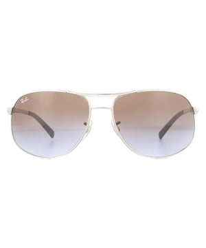 Las gafas de sol Ray-Ban RB3387 003/68 Silver Brown Gradient son una versión más grande de las clásicas gafas de piloto Ray-Ban. Estas tienen un brazo mucho más ancho con la clásica forma de aviador.