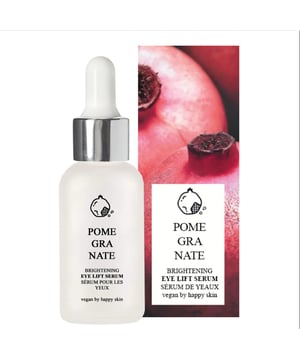 Anti-Aging-Augenserum für die dunklen Bereiche unter den Augen.
Zielt darauf ab, die Haut unter den Augen zu glätten und mit Feuchtigkeit zu versorgen.
Zielt darauf ab, dunkle Ringe und Pigmentierungen aufzuhellen.
Leichtes Öl-Serum
Voller natürlicher Antioxidantien und Fruchtextrakte.
Enthält Ananasextrakt und Granatapfelextrakt.
98% natürliche Inhaltsstoffe

Leichtes Öl-Serum, das schnell in die Haut einzieht. Zielt darauf ab, den dunklen Bereich unter den Augen aufzuhellen und die Augenpartie mithilfe natürlicher Extrakte zu glätten. Ein hellerer Teint unter den Augen verleiht Ihrem Gesicht ein geliftetes und jugendliches Aussehen.