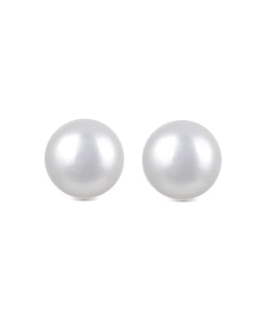 Pendientes Essential de Plata de Ley 925 y Perla Blanca acabados en oro amarillo de 18 quilates. Essential encarna la sencillez refinada, piezas atemporales con líneas suaves y el brillo adicional de las circonitas. Joyas básicas sin pretensiones que son perfectas para el uso diario, pero también pueden funcionar en ocasiones especiales.