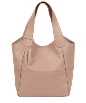Crafted from supple natural leather, the 'Freer' tote bag from Pure Luxuries London is perfect for any occasion, day or night. The main compartment comes with an unlined and exposed leather interior for a soft to the touch feel with plenty of space for your essential items. A simple and elegant design with a beautifully soft pebble grain finish that is adorned with matching leather carry handles and furnished with the gorgeous Pure Luxuries London hnging charm and embossed logo.