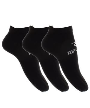 Herren-Knöchelsocken Rip Curl – 3er-Pack

 Bringen Sie Ihren Stil auf die nächste Stufe mit den RIP CURL-Söckchen, die speziell für Männer entwickelt wurden, die Komfort und einen Hauch von Persönlichkeit suchen.

 Dieses Paket enthält drei Paar weiche Baumwollsocken, die jeweils mit den ikonischen Grafikdesigns der Marke verziert sind und die Essenz des Surfens und der Küstenkultur widerspiegeln.

 Aus hochwertiger Baumwolle gefertigt, bieten diese Socken eine hervorragende Atmungsaktivität und eine perfekte Passform, die sich Ihren Füßen anpasst, ohne einzuengen.

 Durch ihr knöchellanges Design lassen sie sich ideal mit jedem Schuhwerk kombinieren, von Sneakers bis hin zu Sandalen. Egal, ob Sie einen Tag am Strand genießen oder einfach zu Hause entspannen, diese Socken sind die perfekte Ergänzung zu jedem Outfit.

 Wagen Sie es, mit Rip Curl aufzufallen und Ihrer Sockenkollektion eine frische und dynamische Note zu verleihen!
 Komposition: 64 % Baumwolle, 32 % Polyester, 2 % Polyamide, 2 % Elastan
 Pflege:
- Maximal bei 30 °C waschen.
 - Verwenden Sie einen Schonwaschgang.
 - Verwenden Sie kein Bleichmittel.
 - Vermeiden Sie den Trockner.
