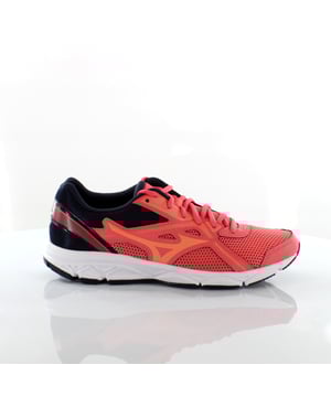 Mizuno Spark 5 Naranja Peach Negro bajo encaje hacia arriba para mujer Trainers K1GA200460