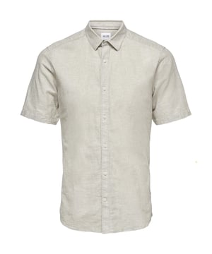 Dieses kurzärmelige Herrenhemd ist die perfekte Wahl für einen lässig-eleganten Look - eine perfekte Verbindung von zeitloser Klasse und modernem Stil. Der Slim-Fit-Schnitt verleiht dem Hemd eine schlanke Silhouette, die Ihren Look subtil unterstreicht und Ihre individuelle Eleganz unterstreicht.  Der Kent-Kragen, eine Hommage an die traditionelle Eleganz, verleiht diesem Hemd eine raffinierte Note. Die Knopfleiste sorgt nicht nur für eine Prise Funktionalität, sondern auch für einen modischen Akzent. Der abgerundete Saum verleiht dem Hemd einen modernen Touch und sorgt für eine gute Optik, ob in den Hosenbund gesteckt oder über der Hose getragen.  Der hohe Tragekomfort dieses Hemdes macht es nicht nur zu einem Kleidungsstück, sondern zu einem Erlebnis. Aus hochwertigen Materialien gefertigt, fühlt es sich nicht nur angenehm auf der Haut an, sondern bietet auch langlebige Qualität.  Ob zu formellen Anlässen oder zum smarten Freizeitlook - dieses Hemd begleitet Sie auf Ihrem stilvollen Weg.
