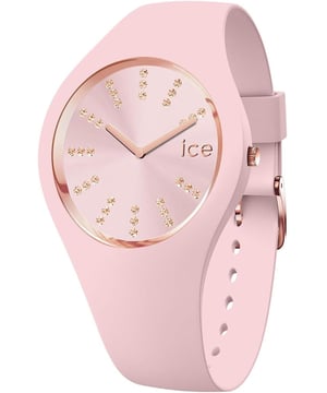 Diese Ice Watch Ice Cosmos - Pink Lady Analog-Uhr für Frauen ist das perfekte Zeitmessgerät zum Tragen oder Verschenken. Das pinkfarbene 34 mm runde Gehäuse in Kombination mit dem bequemen pinkfarbenen Silikonarmband sorgt dafür, dass Sie dieses atemberaubende Zeitmesser ohne Kompromisse genießen können. Angetrieben von einem hochwertigen Quarzwerk und bis zu 10 Bar wasserdicht, wird Ihre Uhr zuverlässig weiterticken. Diese Uhr mit einem superweichen Silikonarmband verleiht jedem Ihrer Outfits einen Hauch von lebendigem Stil! Hochwertiges pinkfarbenes Silikonarmband mit einer Länge von 19 cm und einer Breite von 14 mm mit einer Schnalle. Gehäusedurchmesser: 34 mm, Geäststärke: 10 mm, Gehäusefarbe: Pink und Ziffernblattfarbe: Pink.