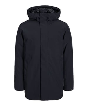 Ontdek het Jack & Jones winterjack voor heren - je essentiële metgezel voor de koude wintermaanden. Dit winddichte jack met lange mouwen combineert stijl en functionaliteit met zijn doorlopende ritssluiting en beschermende stormsluiting. De geribde manchetten en capuchon met trekkoord bieden extra bescherming tegen kou en wind. Zijzakken houden je handen warm en bieden praktische opbergruimte. De jas is gemaakt van hoogwaardige materialen en garandeert een hoog niveau van comfort en duurzaamheid. Perfect voor mannen die geen concessies willen doen aan stijl, zelfs bij ijzige temperaturen. Blijf warm en beschermd, ongeacht het weer. Het Jack & Jones winterjack is je betrouwbare partner voor elk winteravontuur. Ervaar comfort en elegantie in één jas. Bereid je voor op het koude seizoen met Jack & Jones.