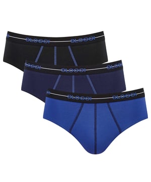 Sloggi Herren Midi Slips für den alltäglichen Bedarf. Angenehmer Tragekomfort dank elastischen Material bieten diese Slips optimale Bewegungsfreiheit. Praktischer Vorteilspack.