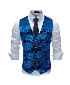 [Materialpflege]
100 % Polyester – fühlt sich angenehm und atmungsaktiv an, wenn
Chemische Reinigung empfohlen, Handwäsche möglich, jedoch mit kaltem Wasser
[Stildesign]
Schmale Passform, Knopfverschluss, V-Ausschnitt, ärmellos, verstellbarer Riemengürtel
Komplett gefüttert mit exklusivem Futter
Einreihig, Satin-Umlegekragen, 3 Knöpfe, Weste mit schmaler Passform und Blumendruck; Rückengurt: verstellbarer Rückengürtel mit Schnalle
[Anlass]
Geeignet für formelle und informelle Anlässe – Geschäft, Präsentation, Abschlussball, Hochzeit, Bankett, Veranstaltung, Verabredung, Alltagskleidung, Party usw. Sieht formell, reif und gentlemanhaft aus, wenn man sie mit Hemd, Jacke, Anzug oder Smoking kombiniert
[Paket]
1*Weste