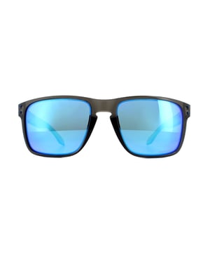 Oakley Holbrook XL Sonnenbrille OO9417-09 Grau Smoke PRIZM SAPPHIRE polarisierte Sonnenbrille ist einfach eine größere, linierte Version des meistverkauften Holbrook-Modells für eine erweiterte Abdeckung. Sie haben immer noch einen Retro-Look in diesem Vintage-Stil, der von Snowboard Superstar Shaun Blanc entworfen wurde, aber mit der beeindruckenden Technik und dem Design, die der Oakley-Standard sind.