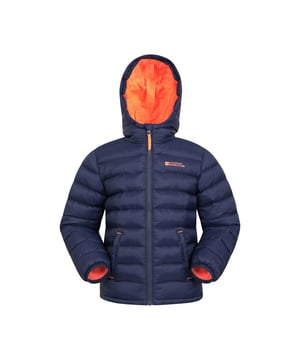 Outer Materials: 100% Polyamide. Lining Material: 100% Polyester. Filling Material: 100% Polyester. Filling: Microfibre. Design: Logo, Quilted. Fabric Technology: DWR Finish, Water Resistant. Cuff: Elasticated. Neckline: Hooded. Sleeve-Type: Long-Sleeved. Hood Features: Grown On Hood. Pockets: 2 Side Pockets. Fastening: Full Zip.