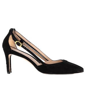 VINTAGE, RRP AS NEW
Indulge in modern sophistication with the Stuart Weitzman Anny Cutout Pumps in Black Suede. Crafted from luxurious suede, these pumps feature chic cutouts and a pointed toe for a sleek and elegant look. The buckle-fastening strap adds a touch of unique style, while the leather sole ensures comfort and durability. Made in Spain, these pumps exude quality craftsmanship and timeless appeal for your footwear collection.

with Dust bag


Stuart Weitzman Anny Cutout Pumps in Black Suede
Condition: Good
Signs of wear: Moderate signs of wear or markings, moderate scuffing insoles., Used but well maintained. Moderate creasing and marks at surface, wear at soles or replaced soles.
Packaging: Dust bag
Color: black
Material: Suede | suede
Size: EU35.5/US5.5
Measurements: Heel height: 80; Insole length: 270
SKU: TONPUGBSH399336W