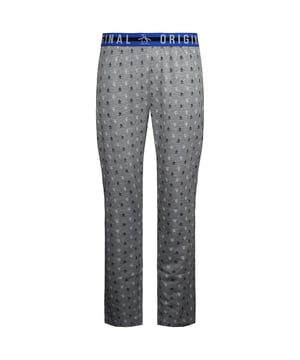 Crafted with meticulous attention to detail, these pyjama bottoms are designed to provide maximum comfort while ensuring you look effortlessly cool.

The standout feature of these pyjama bottoms is their stretch waistband, which allows for a personalized fit and ensures optimal comfort throughout the night. Whether you're lounging on the couch, catching up on your favorite TV show, or enjoying a peaceful night's sleep, the elasticated waistband provides flexibility and freedom of movement.

Made from high-quality jersey fabric, these bottoms offer a soft and gentle touch against your skin. The lightweight material promotes breathability, keeping you cool and comfortable during warm nights, while still providing ample warmth during colder seasons. The jersey fabric also offers excellent durability, ensuring these pyjama bottoms will be a long-lasting addition to your sleepwear collection.

Featuring an eye-catching printed design, these lounge bottoms add a touch of personality to your nighttime attire. The playful patterns, ranging from classic stripes to modern geometric motifs, make a stylish statement while maintaining a relaxed and laid-back vibe. Whether you prefer a subtle or bold aesthetic, the range of prints ensures there's a design to suit your personal taste.

Designed with practicality in mind, these pyjama bottoms are equipped with two side pockets, providing a convenient place to store small essentials like your phone or tissues. The pockets are seamlessly integrated into the design, ensuring they don't disrupt the clean lines or compromise comfort.

With its comfortable fit, premium fabric, and stylish design, the Original Penguin Stretch Waist Printed Lounge Jersey Pyjama Bottoms are the ultimate choice for anyone seeking the perfect balance between relaxation and style. Treat yourself to a pair and experience the luxury of lounging in comfort and looking effortlessly fashionable.