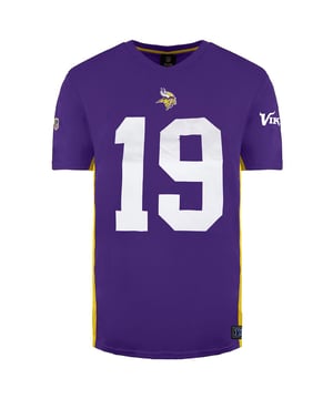 Fanatics NFL Minnesota Vikings 19 Adam Thielen Purple Football Shirt MMV6573PK