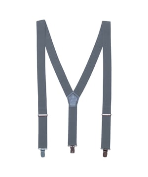 Material: 60% Polyester, 40% Rubber. Fabric: Faux Leather. Width: 3cm. Fastening: Adjustable Buckle, Clip-On. Design: Plain. Sustainability: Amfori, BSCI, REACH. Back Style: Y Back.