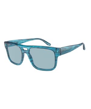 Gafas de sol de hombre de color azul - Emporio Armani EA4197-531180• material: acetato• color: azul• tamaño: 55/16/140 mm (longitud de la lente / ancho del puente / longitud de la varilla)  CATEGORY 3