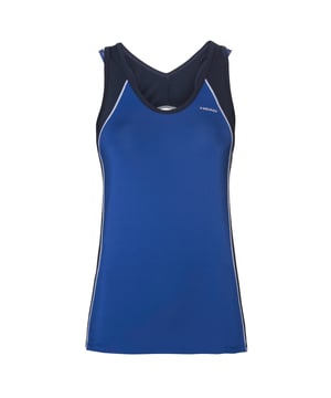 Cabeza de mujer Talia Tiga de tanques Capacitación de entrenamiento de tenis Azul 814219 Rodb
