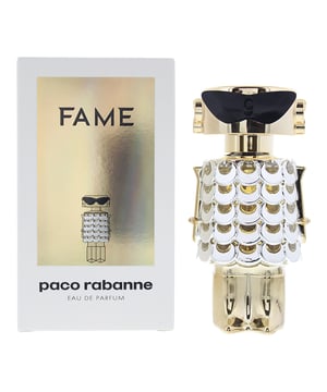 Fame is a floral woody musk for women, which was created by Dora Baghriche, Marie Salamagne, Alberto Morillas and Fabrice Pellegrin, and launched in 2022 by Paco Rabanne. The fragrance contains top notes of Mango and Bergamot; with middle notes of Jasmine and  Olibanum; and base notes of Vanilla and Sandalwood. The scent is a juicy, sparkling and fruity one, with a gorgeous and soft Vanilla base. This is wonderful tropical scent, suitable for every day wear, especially in warmer weather of Spring and Summer.