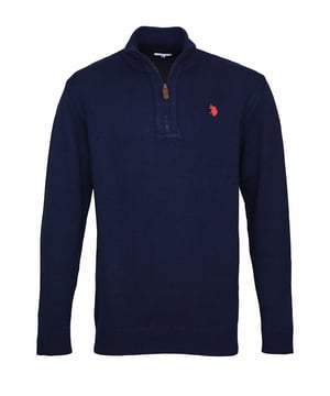 U.S. POLO ASSN. Pull en maille fine pour homme. Elégant et sportif à la fois. Le logo de la marque est discret mais bien visible.