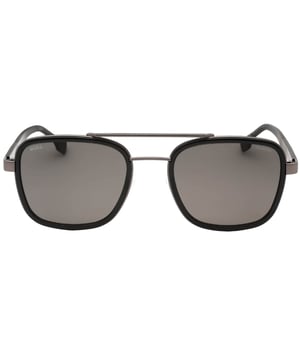 Hugo Boss Dark Silver Sunglasses, Lens Width = 54mm, Nose Bridge Width =21mm, Arm Length = 145mm, Sunglasses, Sunglasses Case, Cleaning Cloth and Care Instructions all Included, 100% Protection Against UVA &amp; UVB Sunlight and Conform to British Standard EN 1836:2005, Silver Sunglasses